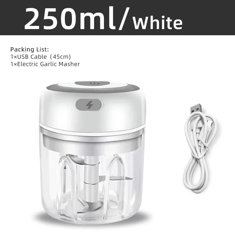 Mini Picador de Alimentos Eléctrico